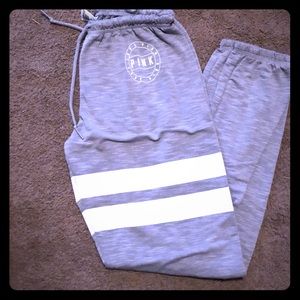 Cute woman’s Capri sweatpants